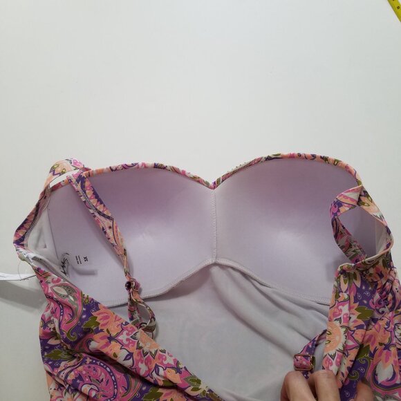NWT Nicole Miller Tankini Swim Top Size 3X - Picture 4 of 9